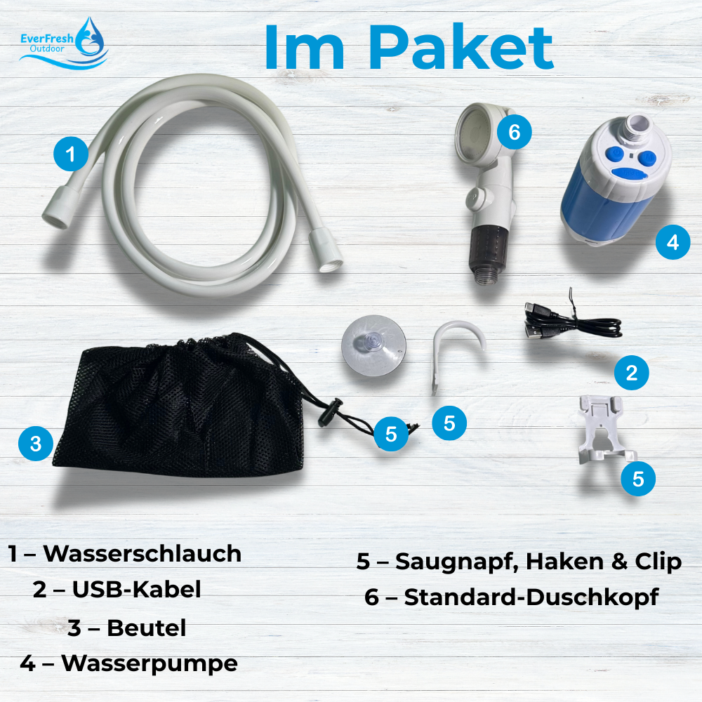 EverFresh™ Portable Shower